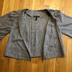 BCBG linen blazer